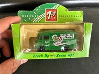 Vintage Die-Cast 7UP Soda Delivery Van 1:64 MIB