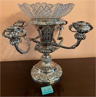 U - ANTIQUE CANDLE HOLDER CENTERPIECE (A36)