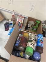 Cleaners, Paint Spray Cans, Misc