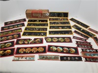 ANTIQUE COLOUR GLASS SLIDES