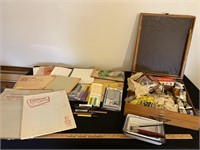 Artist box and crafting lot