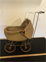 Antique baby doll buggy