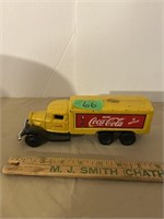 Cast-iron Coca-Cola truck