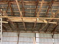 Everything in Rafters of 3 Sided Shed