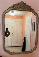 U - VINTAGE WALL MIRROR 26X36" (A25)