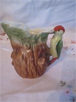 LOT 153 BIRD VINTAGE PITCHER 6 INCHES HIGH