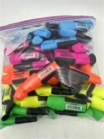 NEW Mixed Lot of 86 Mini Highlighters