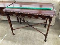 Antique wood table.  Table needs tightening work