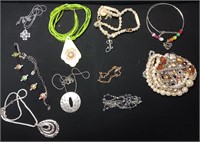 Lot Of Ten Fashion Necklaces