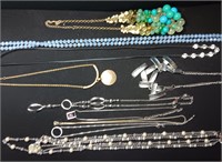 Lot Of Ten Misc Fashion Necklaces