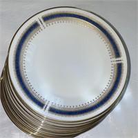12 Noritake Japan ‘Blue Dawn’ Bread Plates