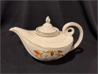 Hall Jewel T Autumn Leaf Aladdin Teapot 5 Cup