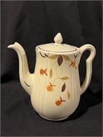 Hall Jewel T Autumn Leaf Long Spout Tea Pot 8.25"