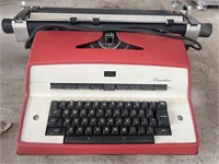 Red IBM Executive Electric Typewriter