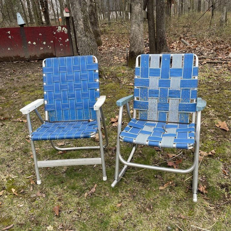 Vintage Aluminum Rocker Lawn Chair w/  Regular
