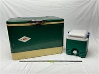 Vintage Colman Cooler + little Cooler