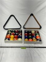 Billiard Balls x2 And Racks!