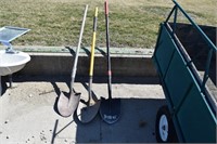 3- Round Nose Shovels