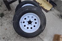 2-   205/75D15 - 5 Bolt Tires