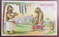 Antique 1907 Bear And For Bear Saturday PPC