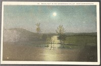 Antique Moonlight in the Shenandoah RPPC