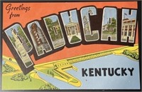 Vintage Paducah Kentucky Postcard
