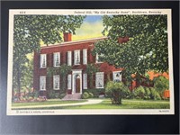 Vintage Kentucky Federal Hill Postcard