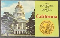 Vintage California State Seal RPPC Postcard