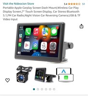 Portable Apple Carplay Screen Dash Mount