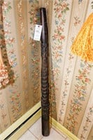 Hand carved Artwork Lizard 51" tall Didgeridoo
