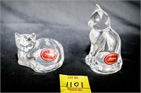 (2) Gorhman Crystal Cats