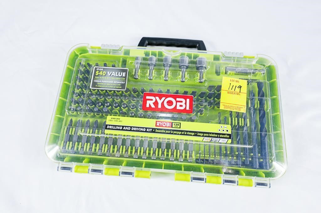 Ryobi Drilling and Driving Kit