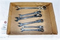 Flat of Flex Gear Wrenches