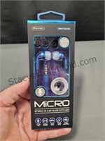 Sentry Ear Buds With Mic Dk Blue