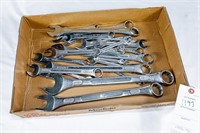 Flat of Various Size Wrenches