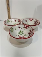Snowflake Bowls