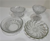 Misc. Thick Crystal like Serving Items.