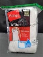 Hanes 3 Pk Tanks XL 46/48