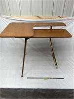 Vintage folding sewing table