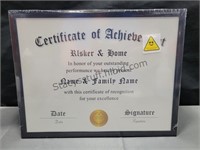 Certificate  Frame