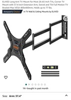 ELIVED Long Arm TV Mount for Most 26-65 Inch TVs