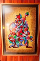 Framed Serigraph by Anatole Krasnyansky