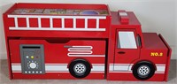 Firetruck Toy Box Storage Chair & Play Table