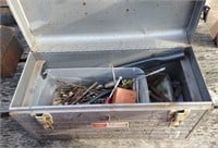 (CC) Lot of Assorted drill bits and more in metal