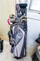 Ladies Clubs in Wilson Bag - Wilson and PW Clubs