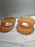 Carnival glass marigold