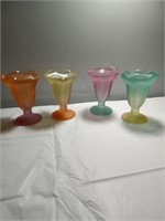 Ice cream glasses multi color