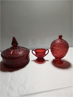 Ruby red glass