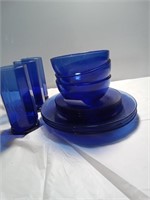 Cobalt  blue dishes