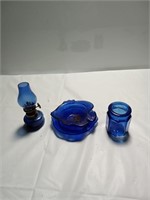 Vintage Cobalt blue glass.